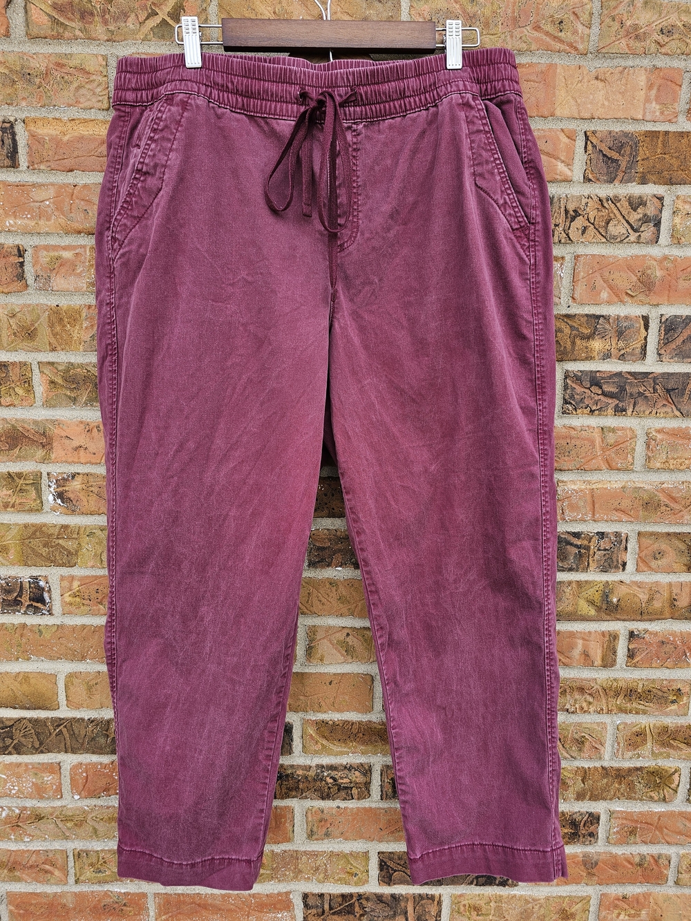 Lane Bryant Plum Drawstring Joggers 16 Womens